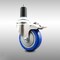 Service Caster 4 Inch 316SS Blue Poly Swivel 1-1/4 Inch Expanding Stem Caster Lock Brake SCC SCC-SS316TTLEX20S414-PPUB-BLUE-114 - alternate 3